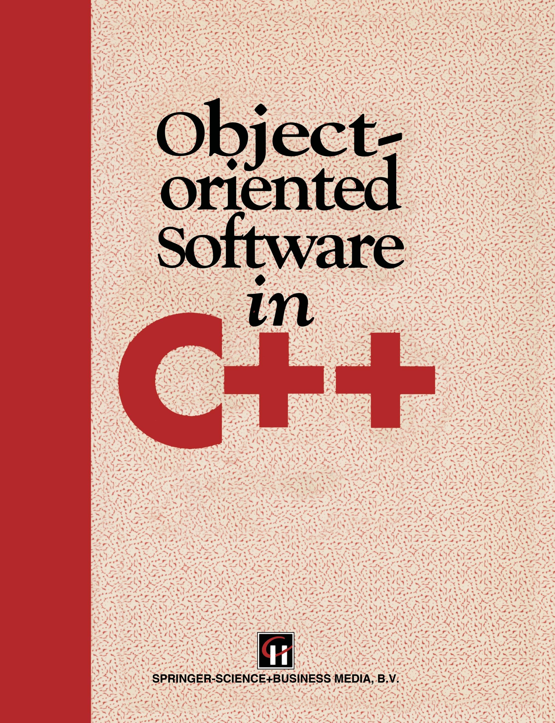 Vorderes Coverbild Object-Oriented Software in C++