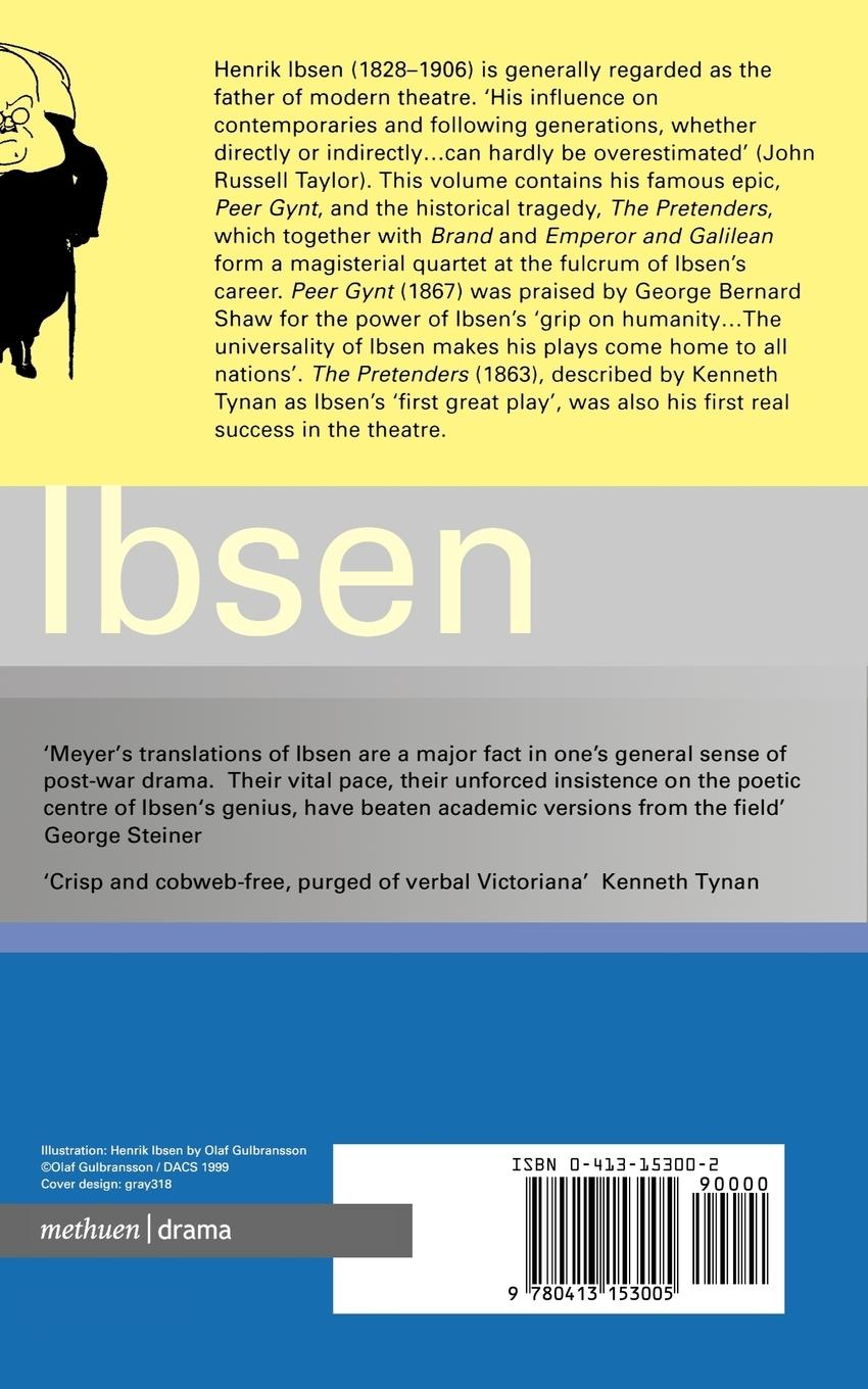 Rückseitencover Henrik Ibsen Plays