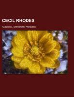 Vorderes Coverbild Cecil Rhodes