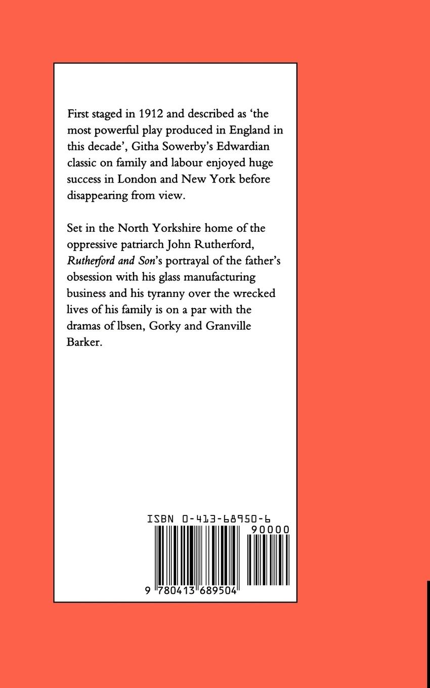 Rückseitencover Rutherford and Son