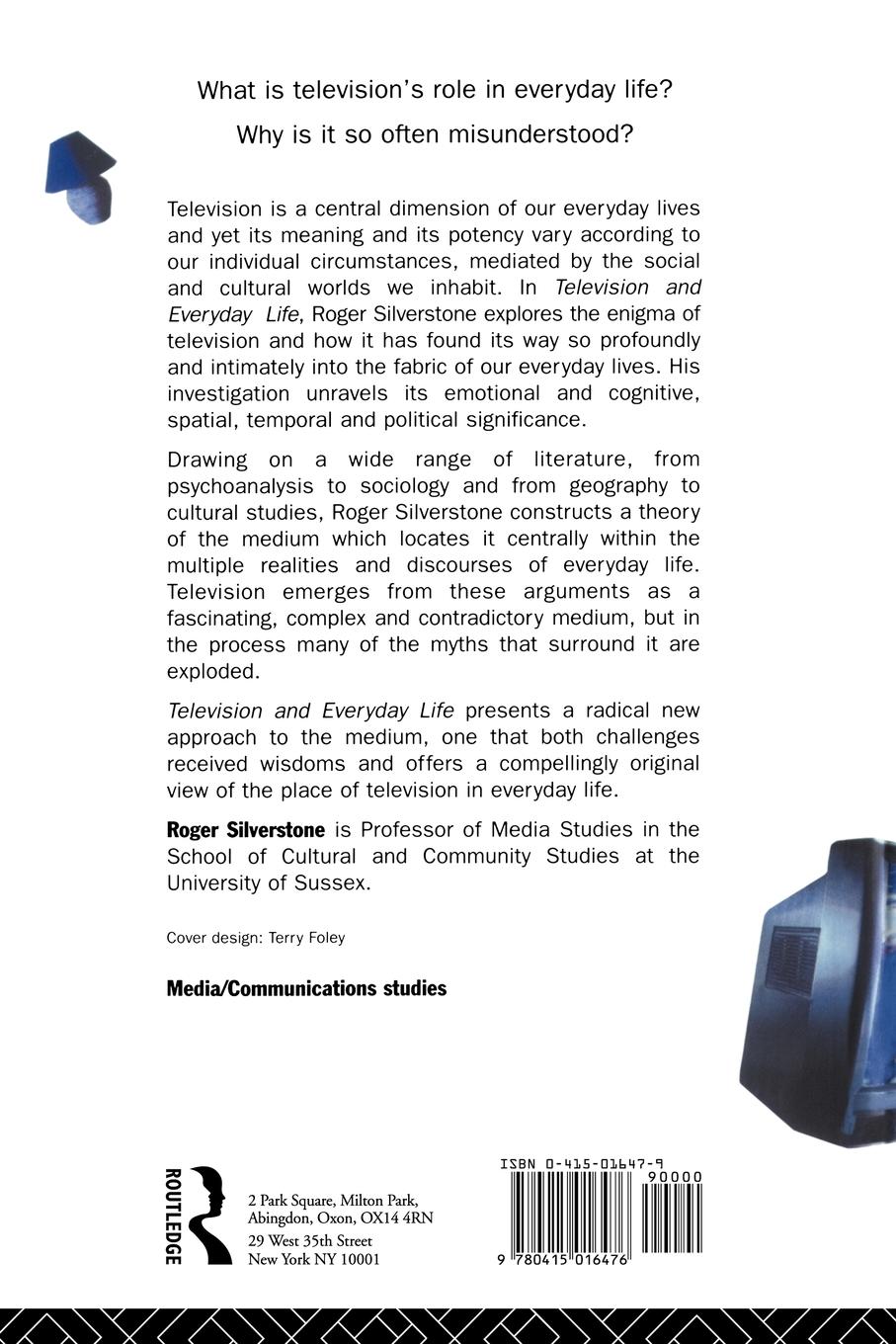 Rückseitencover Television And Everyday Life