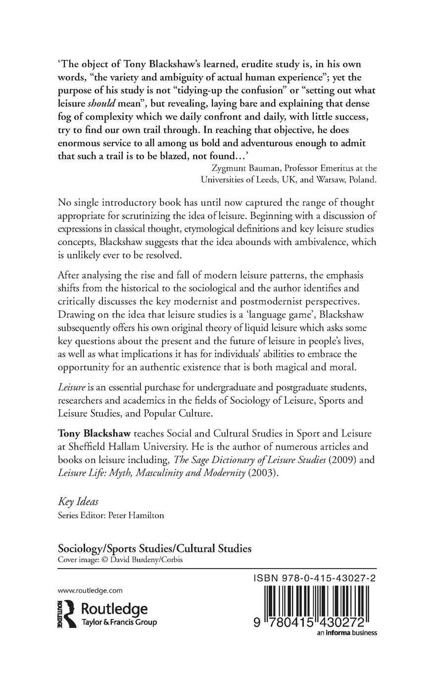 Rückseitencover Leisure