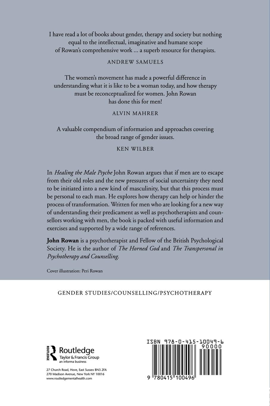 Rückseitencover Healing the Male Psyche