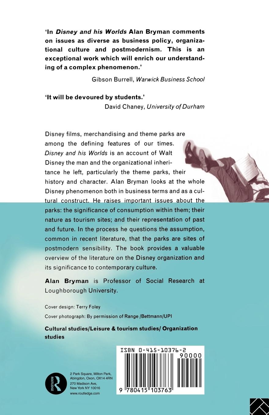 Rückseitencover Disney & His Worlds