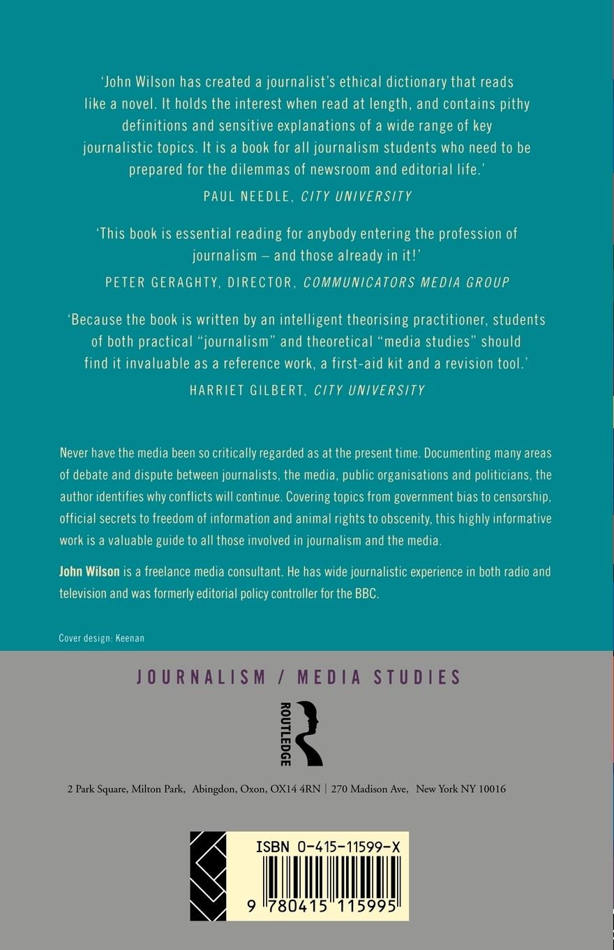 Rückseitencover Understanding Journalism