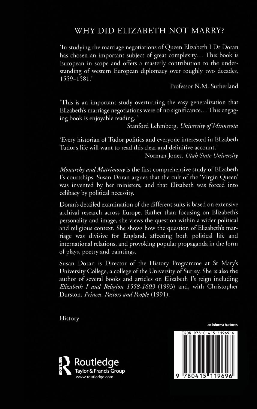 Rückseitencover Monarchy and Matrimony