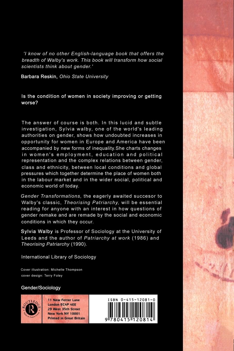 Rückseitencover Gender Transformations