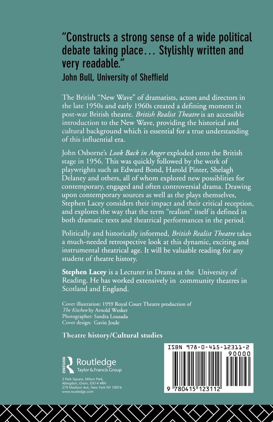Rückseitencover British Realist Theatre