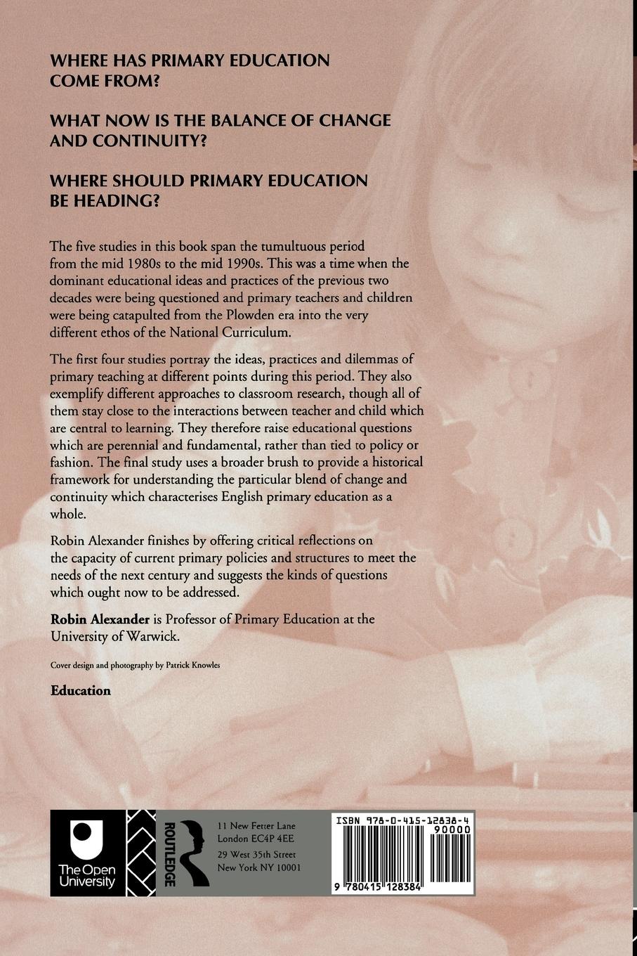 Rückseitencover Versions of Primary Education