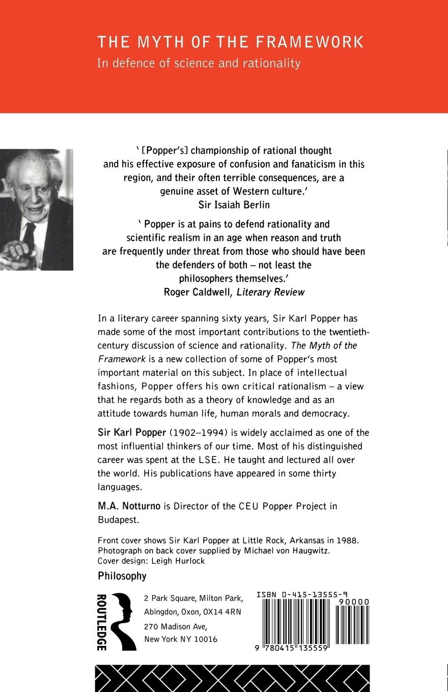 Rückseitencover The Myth of the Framework