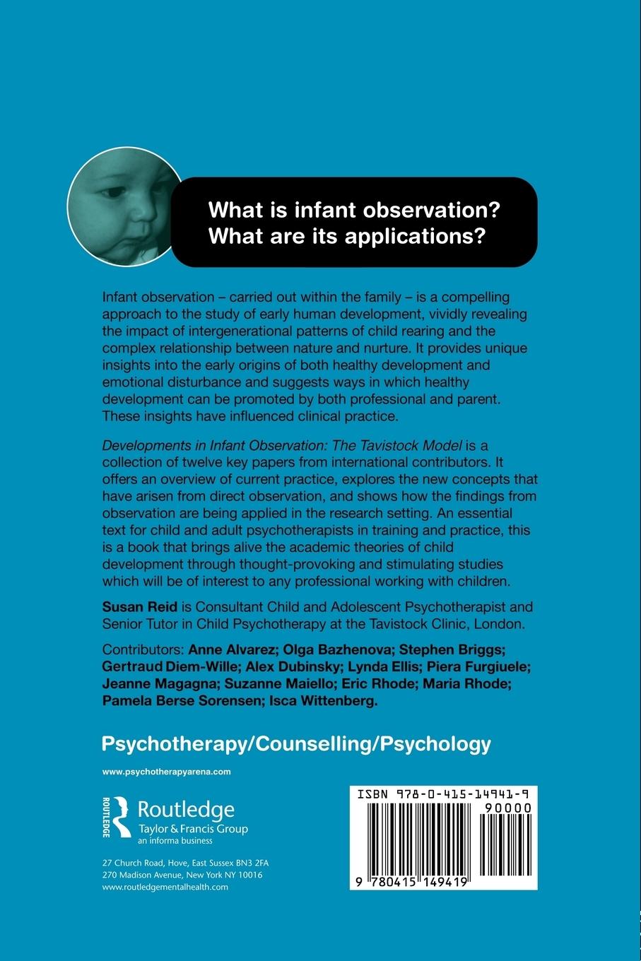 Rückseitencover Developments in Infant Observation