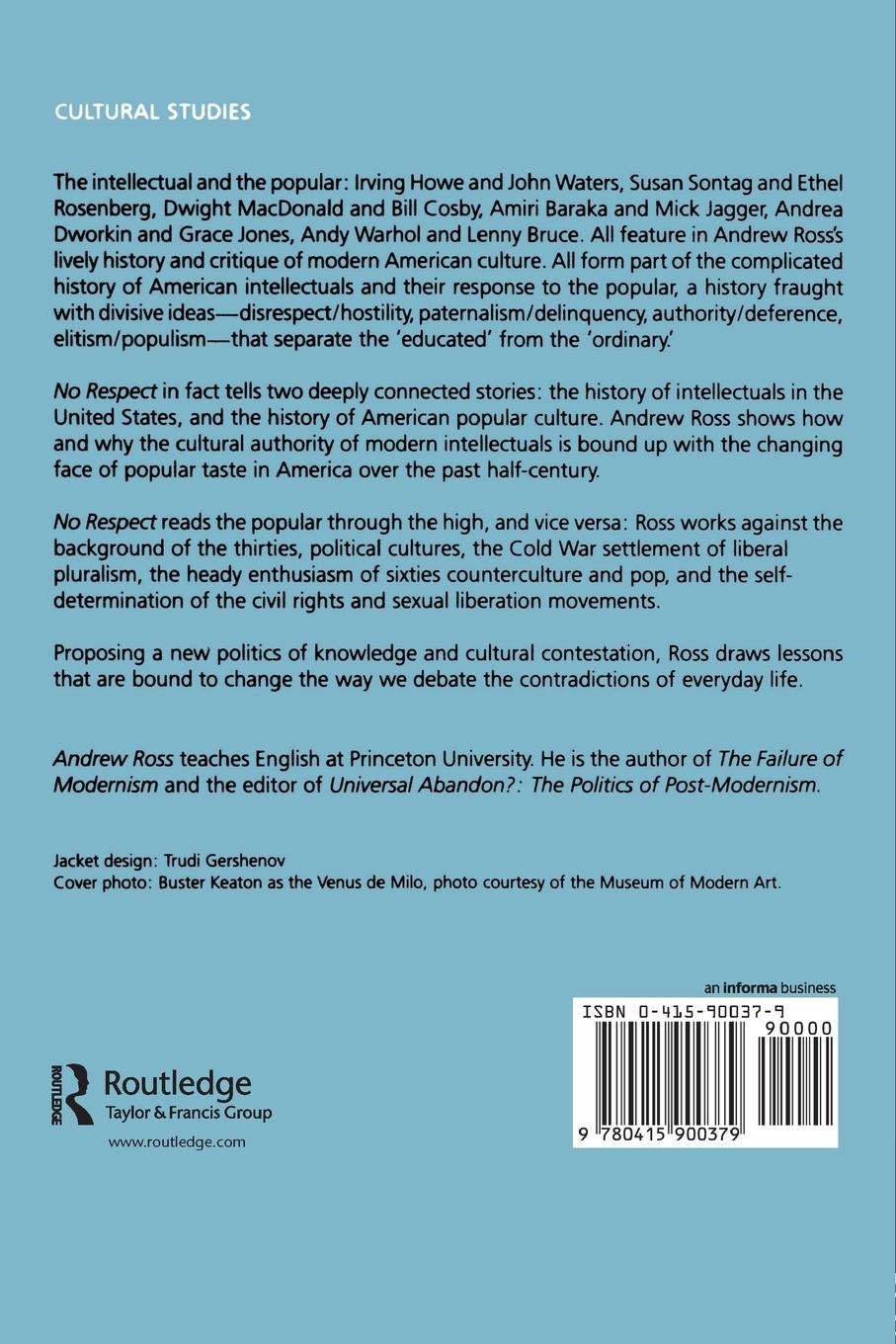 Rückseitencover No Respect