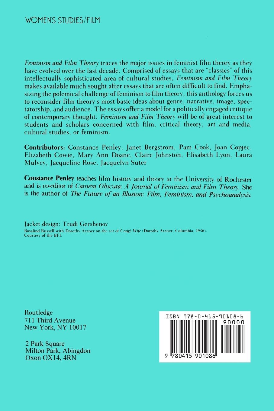 Rückseitencover Feminism and Film Theory