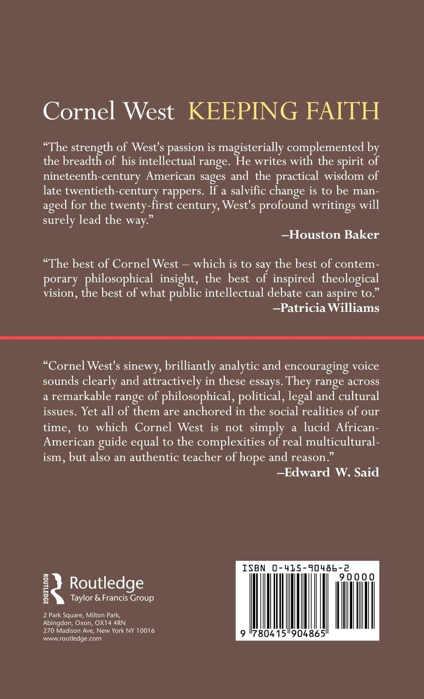 Rückseitencover Keeping Faith