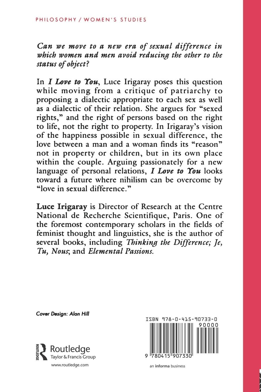 Rückseitencover I Love to You