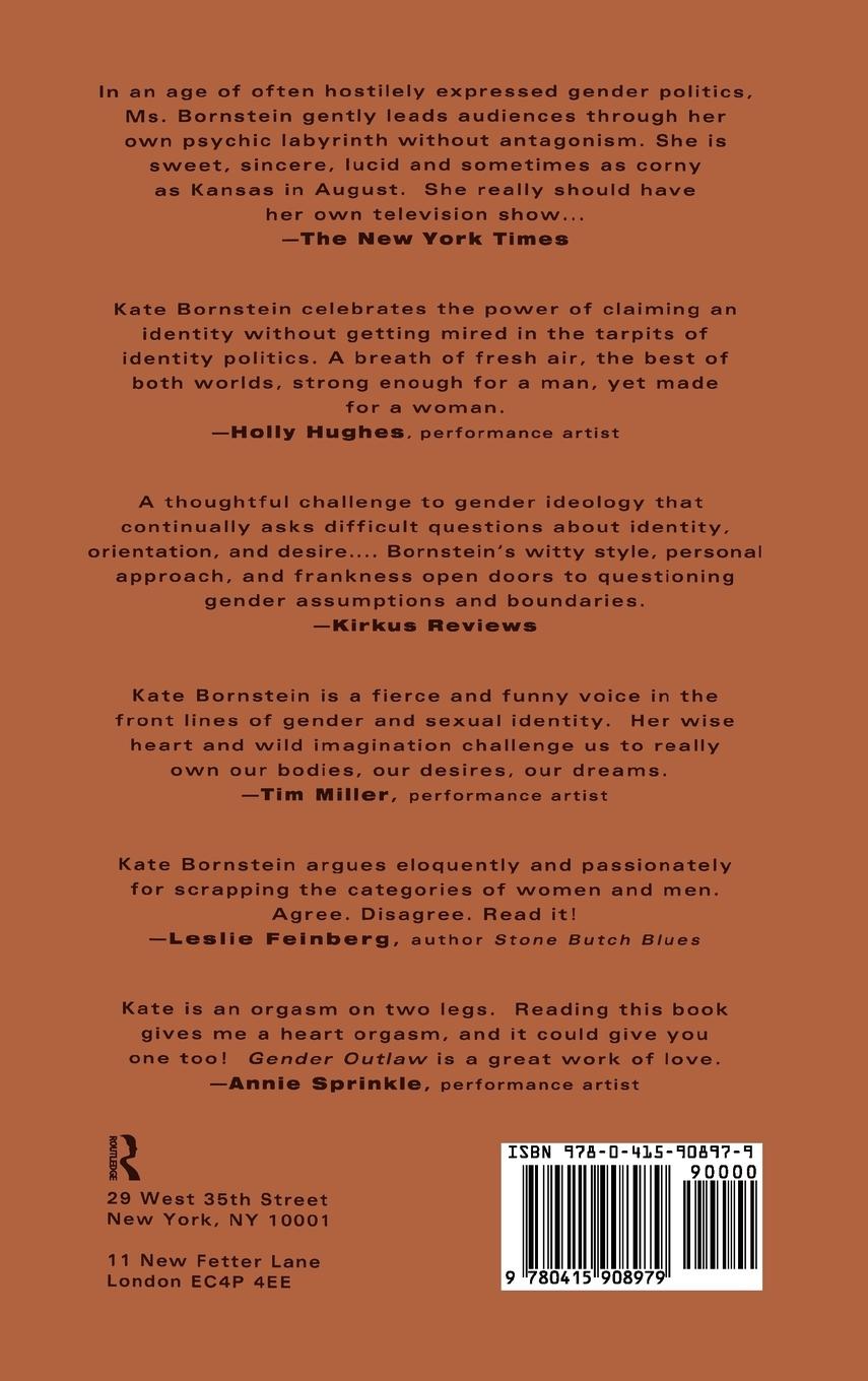 Rückseitencover Gender Outlaw