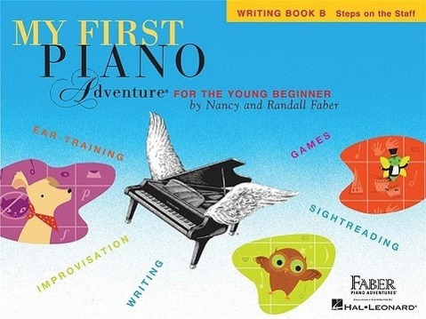Vorderes Coverbild My First Piano Adventure, Writing Book B, Steps on the Staff