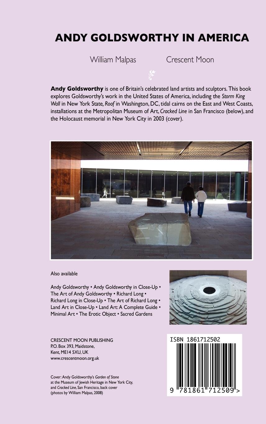 Rückseitencover Andy Goldsworthy in America