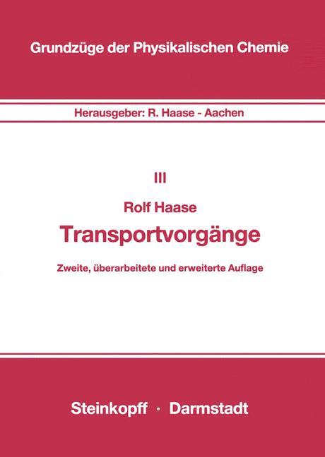 Vorderes Coverbild Transportvorgänge