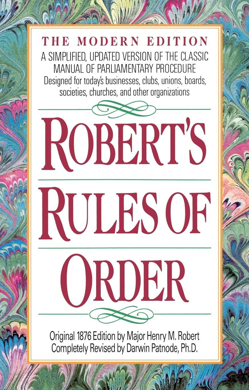 Vorderes Coverbild Robert's Rules of Order