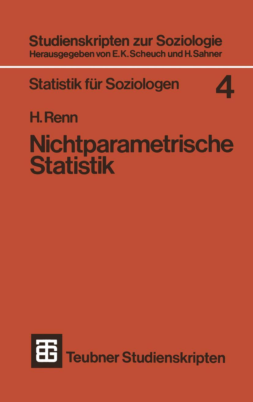 Vorderes Coverbild Nichtparametrische Statistik