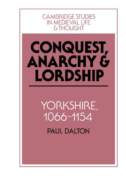Vorderes Coverbild Conquest, Anarchy and Lordship