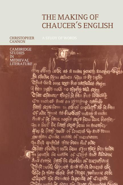 Vorderes Coverbild The Making of Chaucer's English