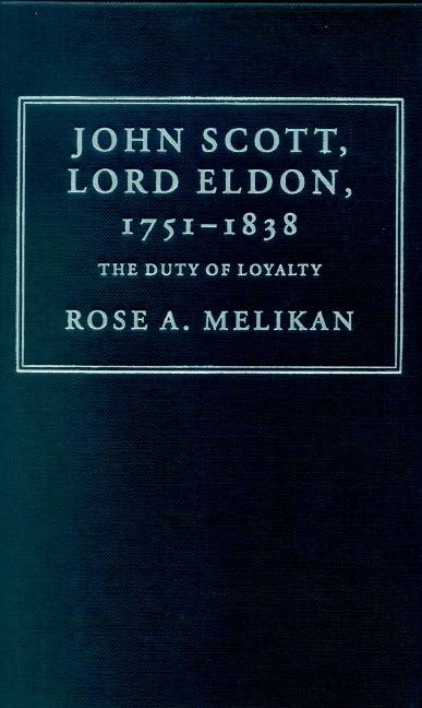 Vorderes Coverbild John Scott, Lord Eldon, 1751-1838