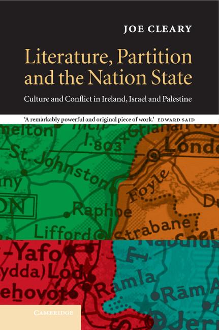Vorderes Coverbild Literature, Partition and the Nation-State
