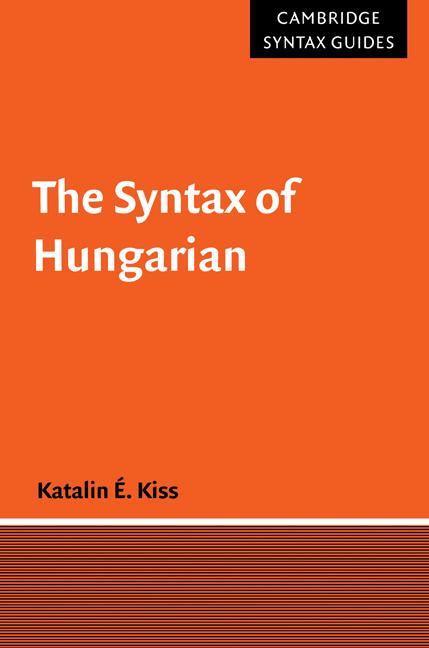 Vorderes Coverbild The Syntax of Hungarian