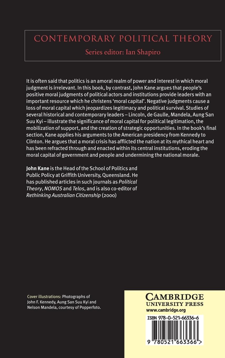 Rückseitencover The Politics of Moral Capital