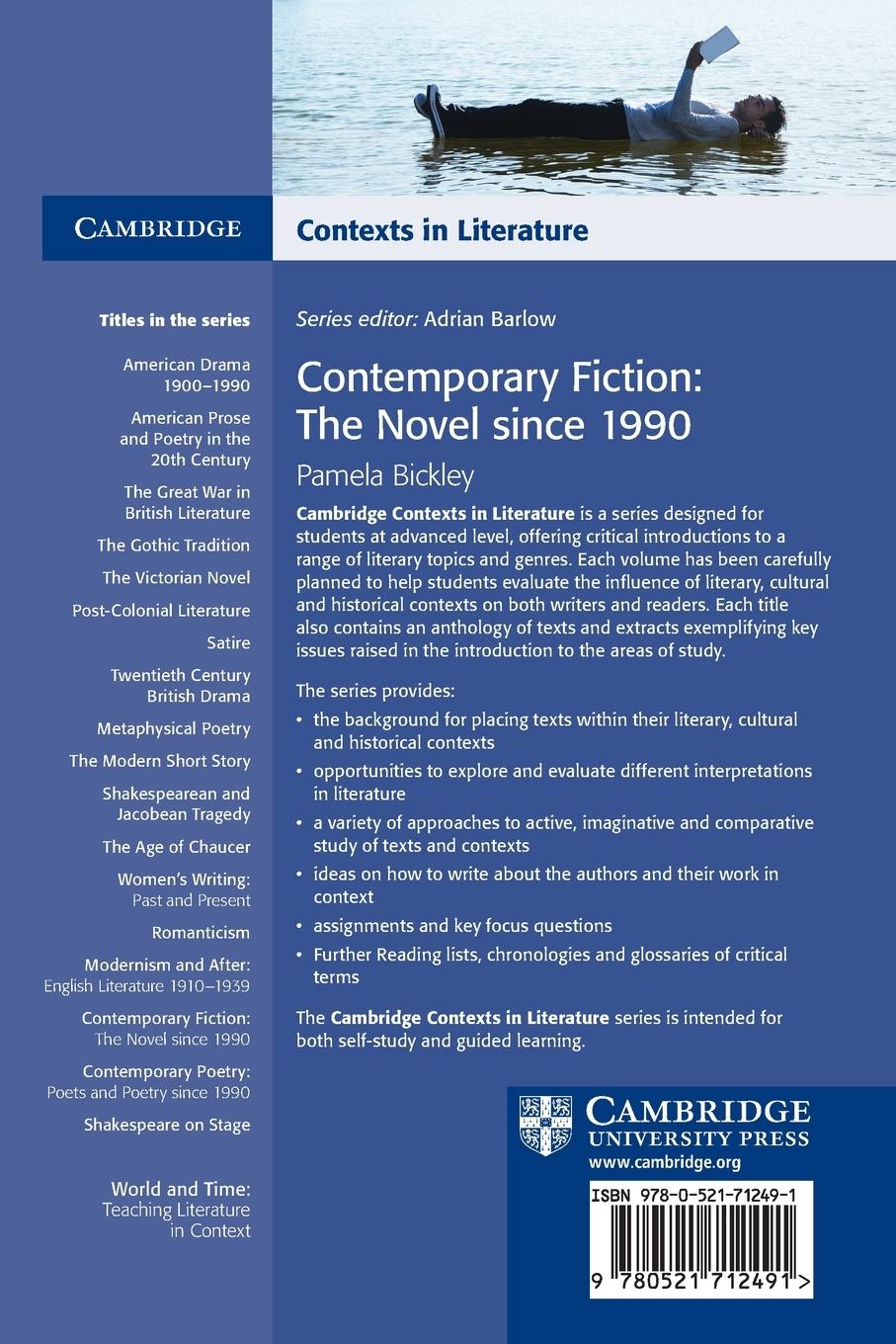 Rückseitencover Contemporary Fiction