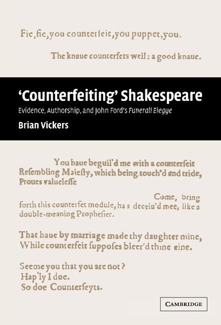 Vorderes Coverbild 'Counterfeiting' Shakespeare