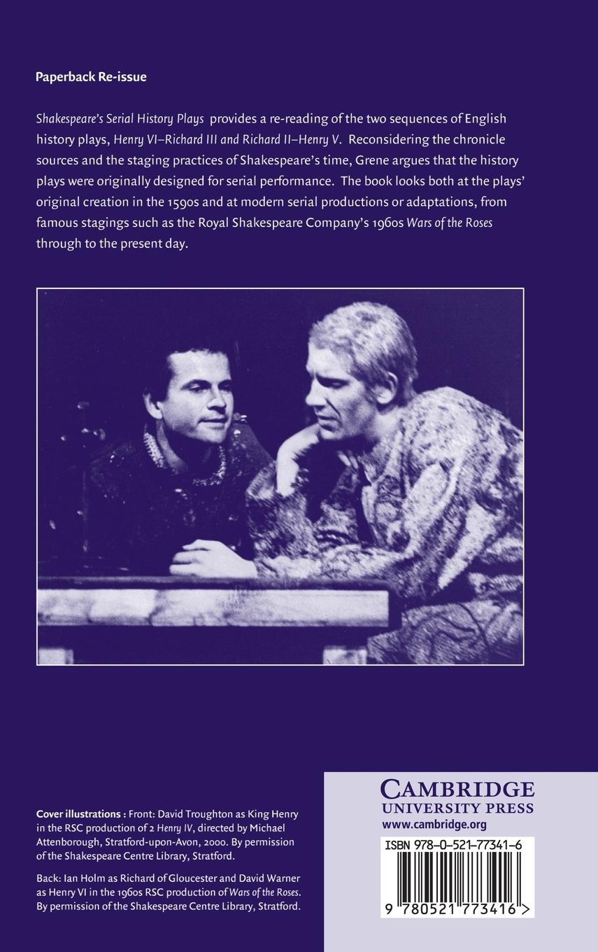 Rückseitencover Shakespeare's Serial History Plays