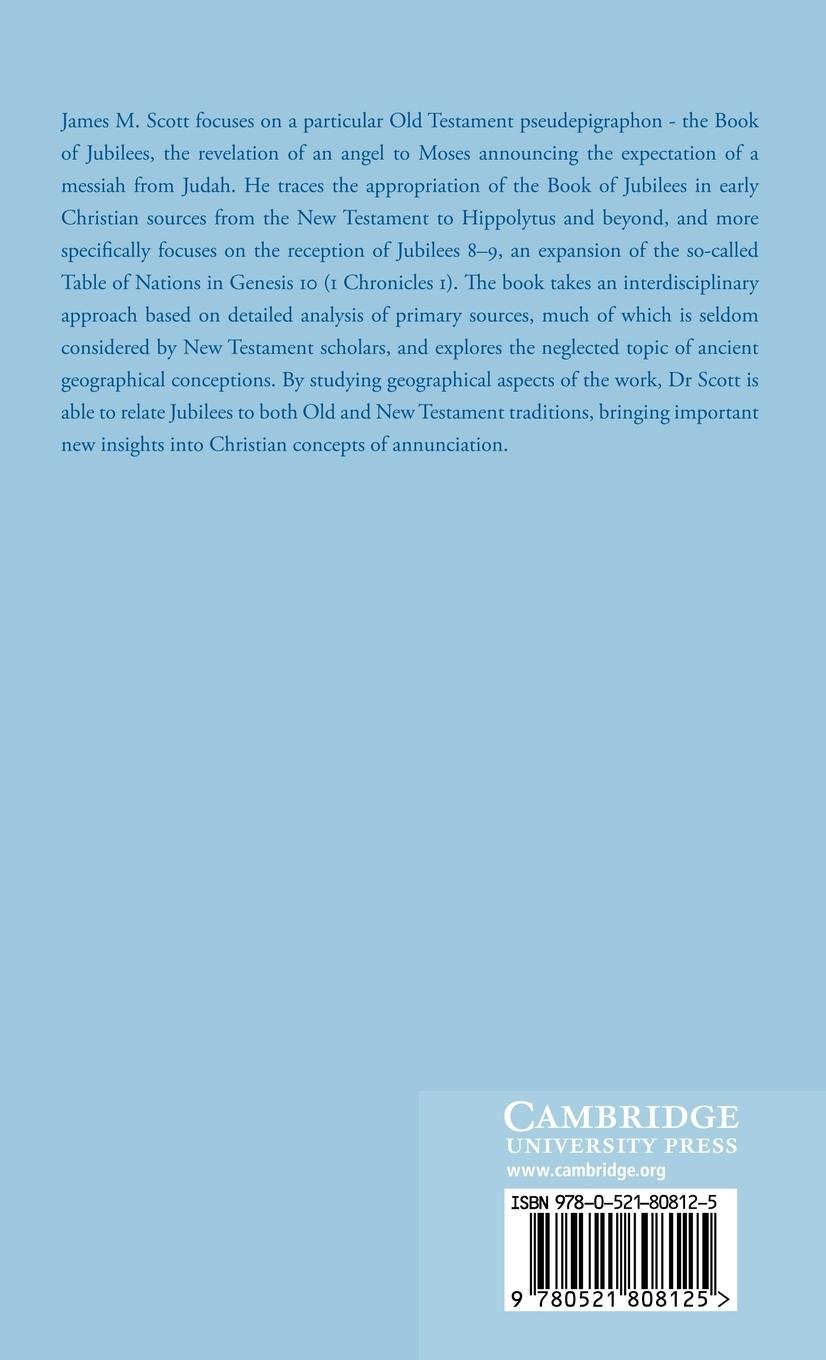 Rückseitencover Geography in Early Judaism and Christianity