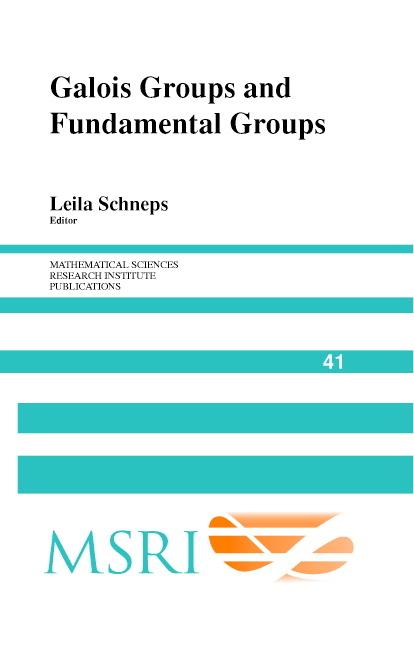 Vorderes Coverbild Galois Groups and Fundamental Groups