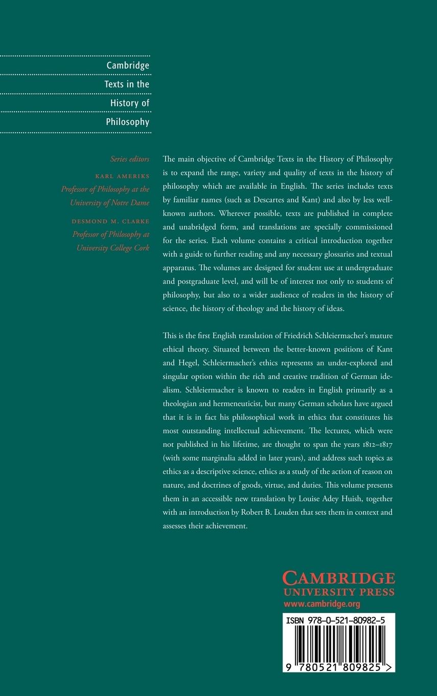 Rückseitencover Schleiermacher