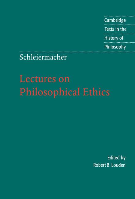 Vorderes Coverbild Schleiermacher