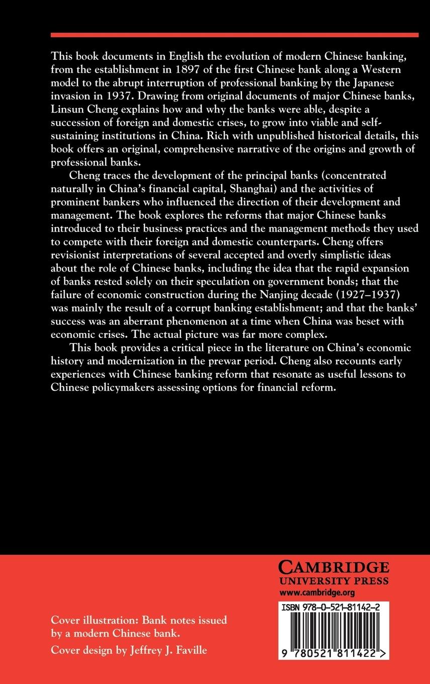 Rückseitencover Banking in Modern China