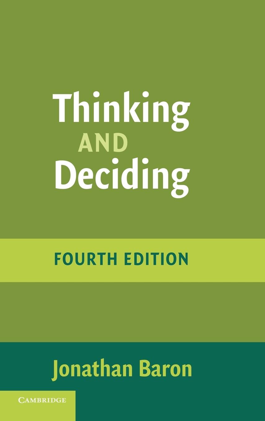 Vorderes Coverbild Thinking and Deciding