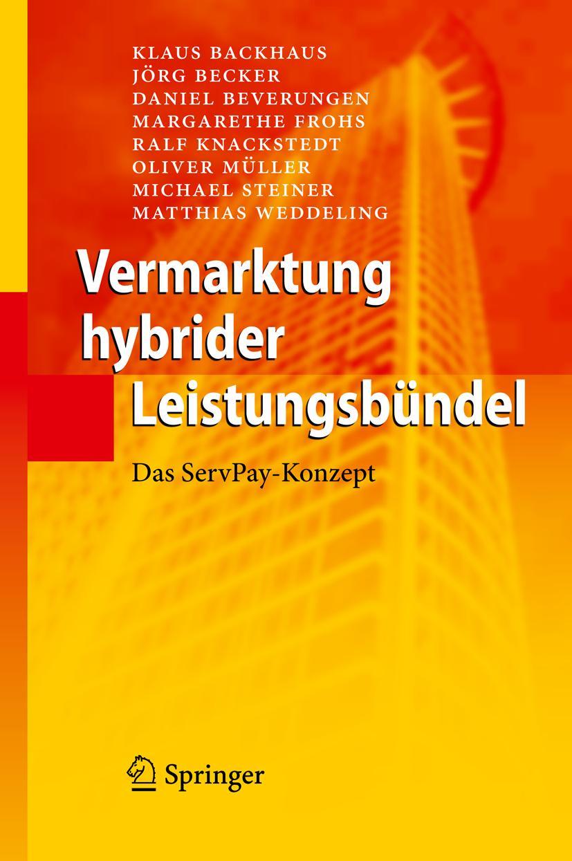 Vorderes Coverbild Vermarktung hybrider Leistungsbündel