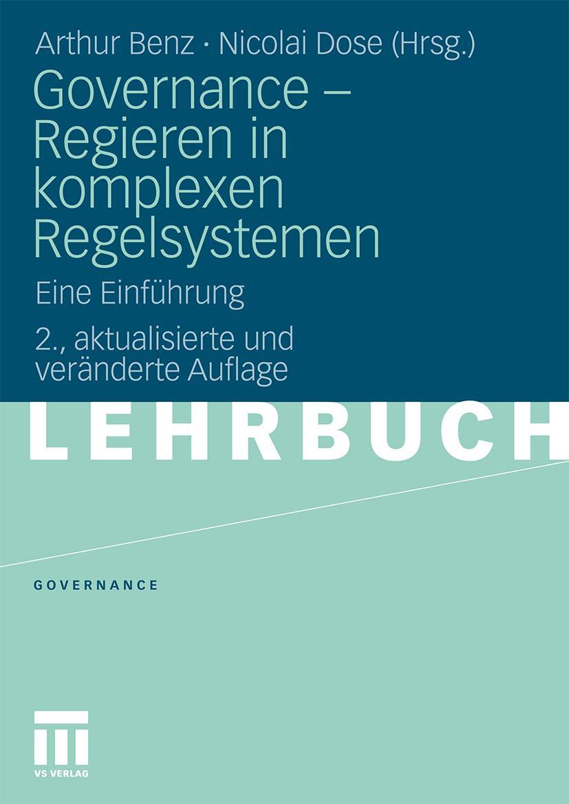 Vorderes Coverbild Governance - Regieren in komplexen Regelsystemen