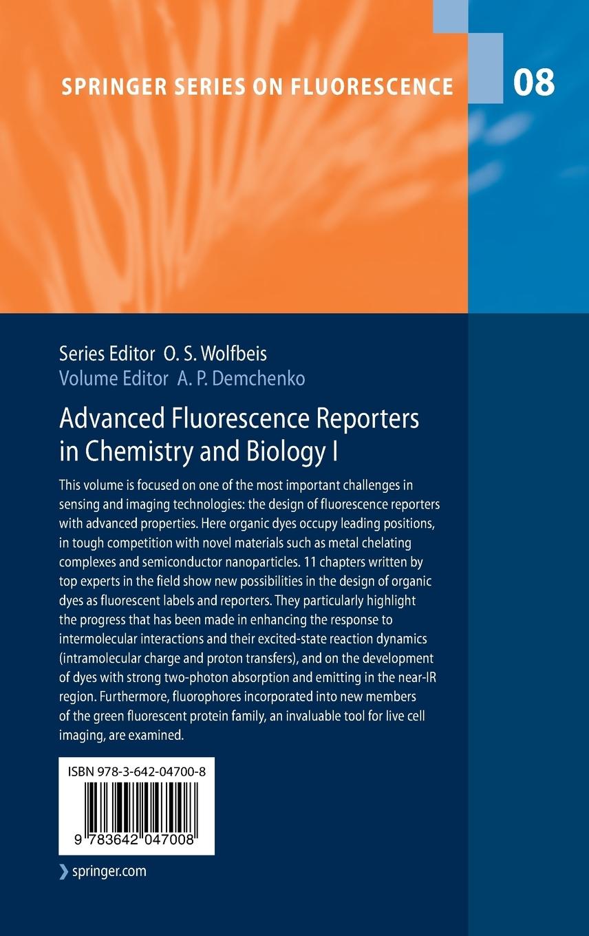 Rückseitencover Advanced Fluorescence Reporters in Chemistry and Biology I