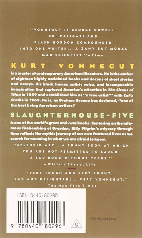 Rückseitencover Slaughterhouse-Five