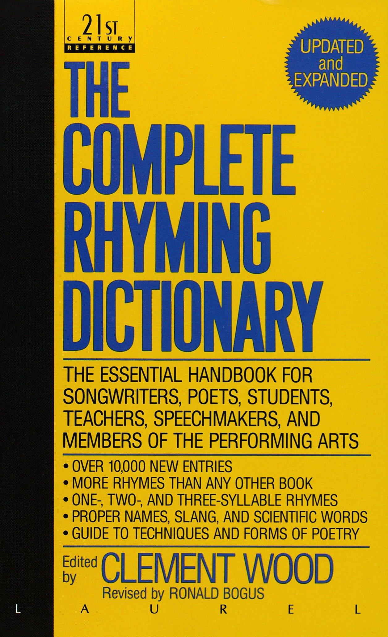 Vorderes Coverbild The Complete Rhyming Dictionary