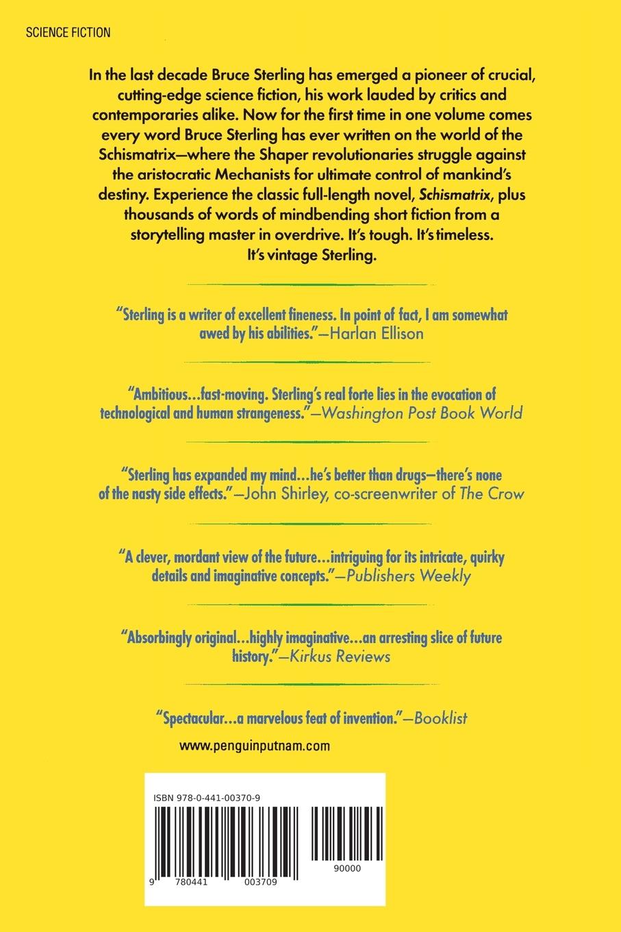 Rückseitencover Schismatrix Plus