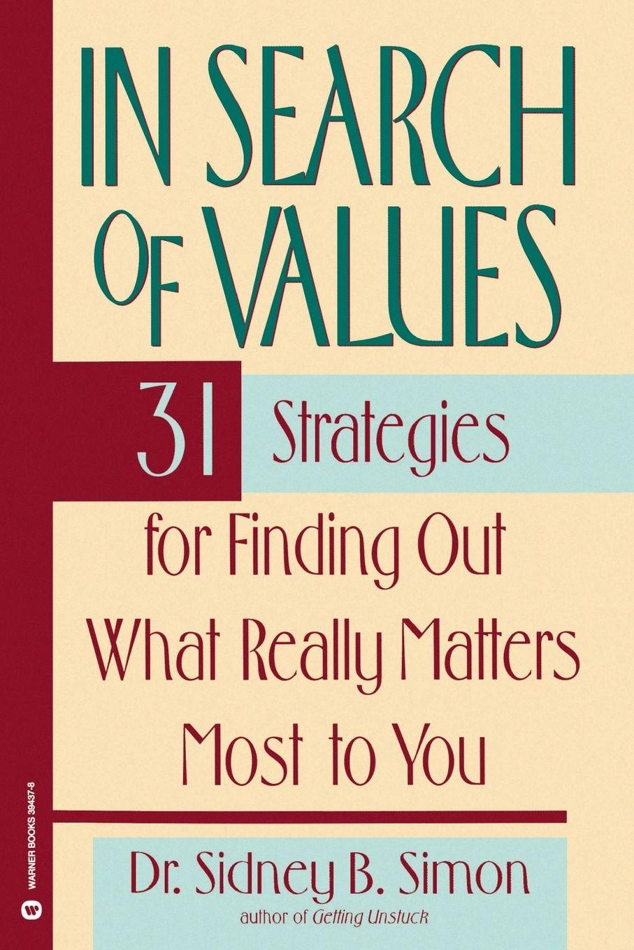 Vorderes Coverbild In Search of Values