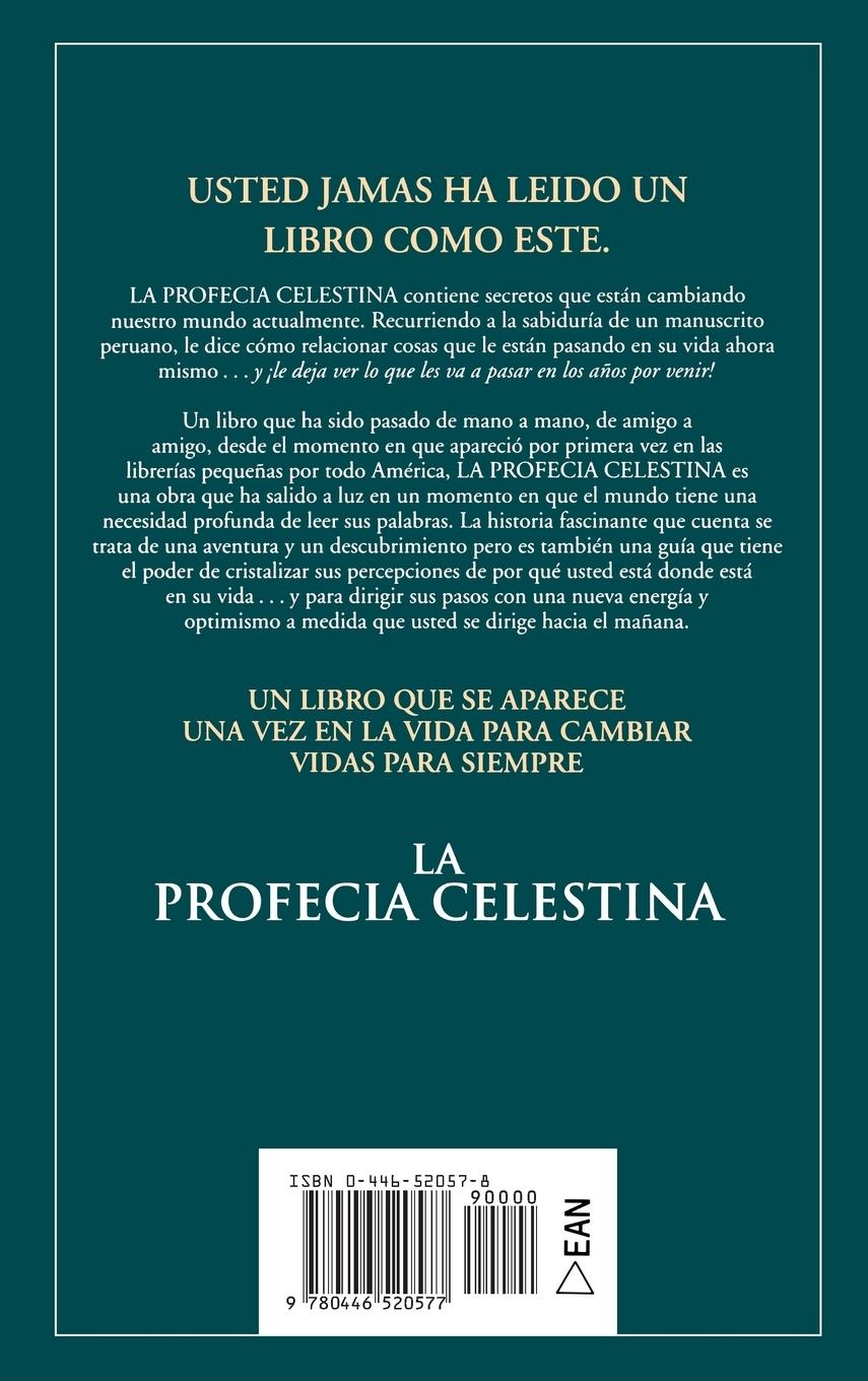 Rückseitencover La Profecia Celestina