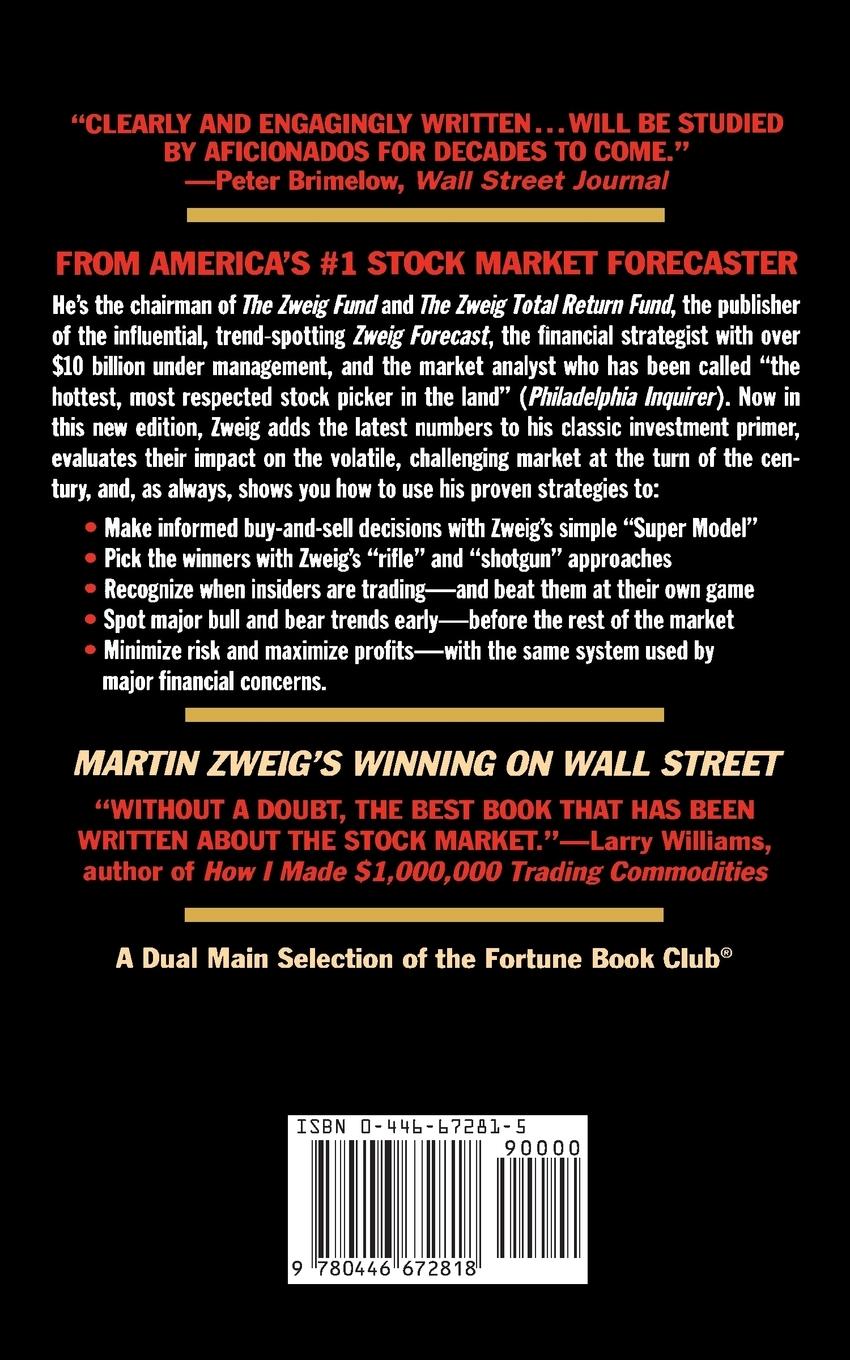 Rückseitencover Martin Zweig Winning on Wall Street