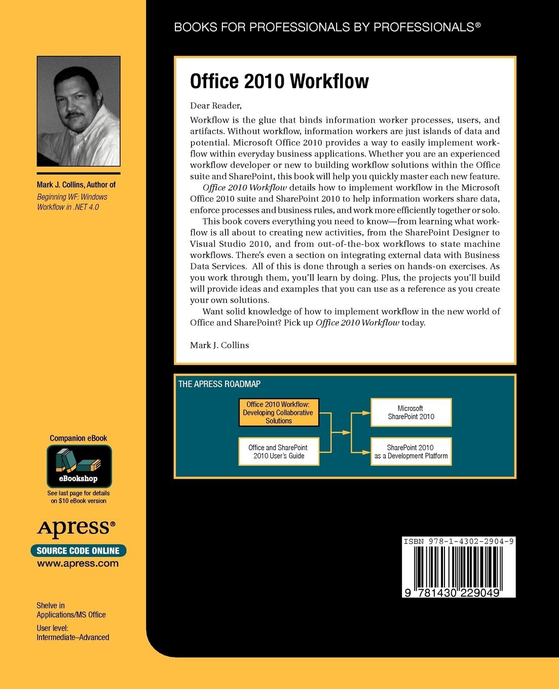 Rückseitencover Office 2010 Workflow